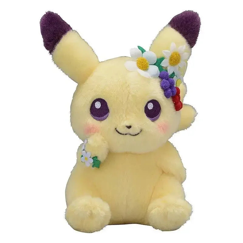 Pikachu and Eevee Plushies