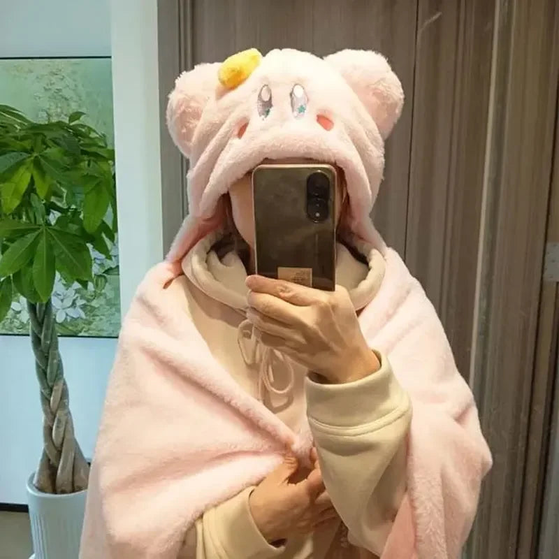 Cozy Hooded Kirby Blanket
