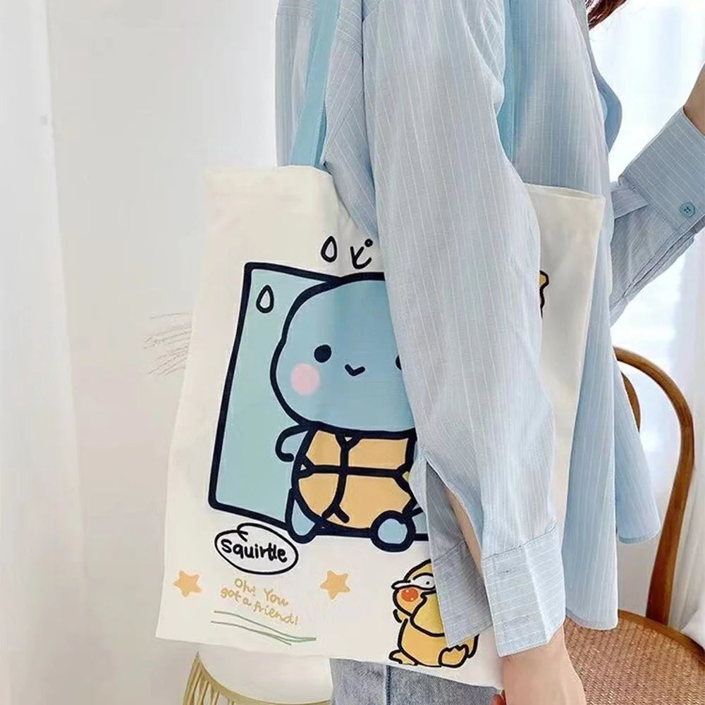 Kawaii Pokemon Canvas Tote