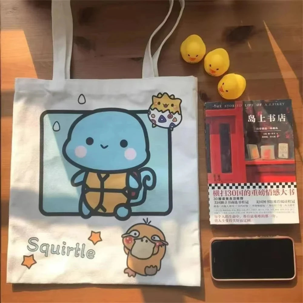 Kawaii Pokemon Canvas Tote
