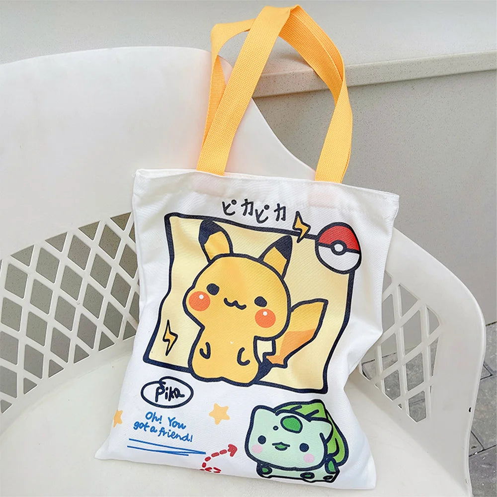 Kawaii Pokemon Canvas Tote