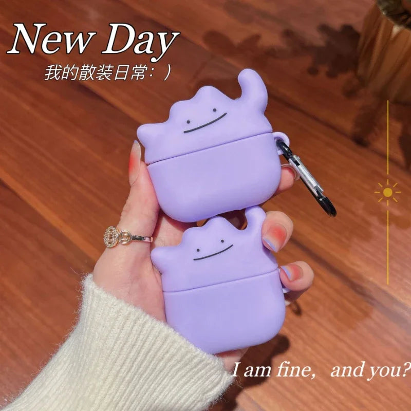 Pokemon Ditto Airpod and Phone Case