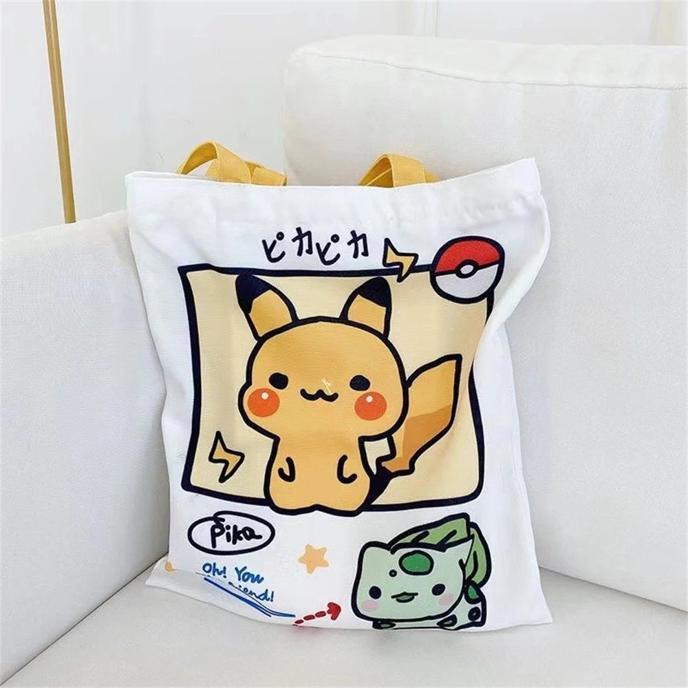 Kawaii Pokemon Canvas Tote