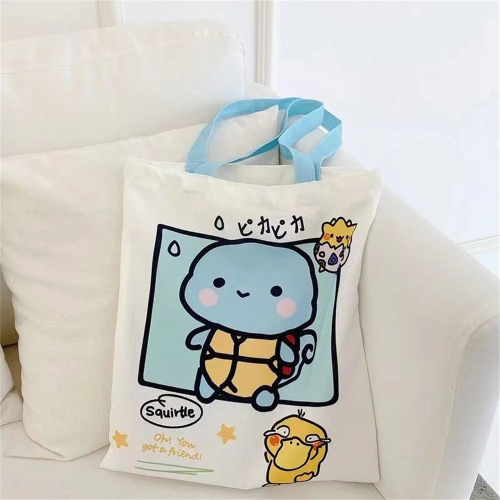 Kawaii Pokemon Canvas Tote