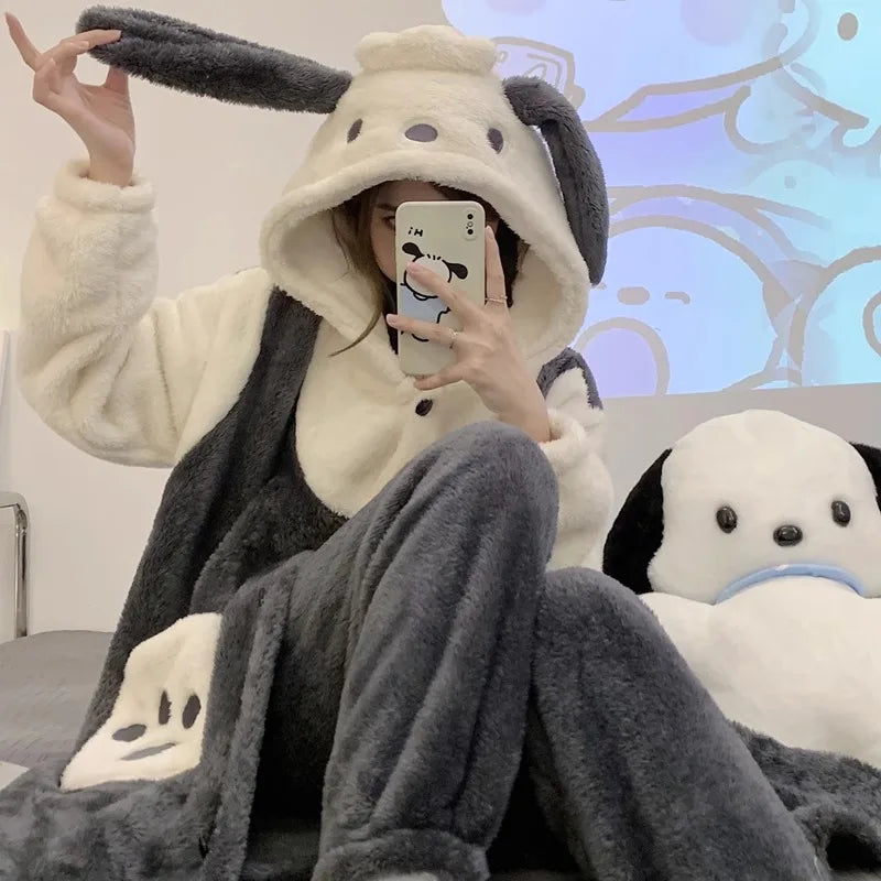 Kawaii Hello Kitty Plush Robe