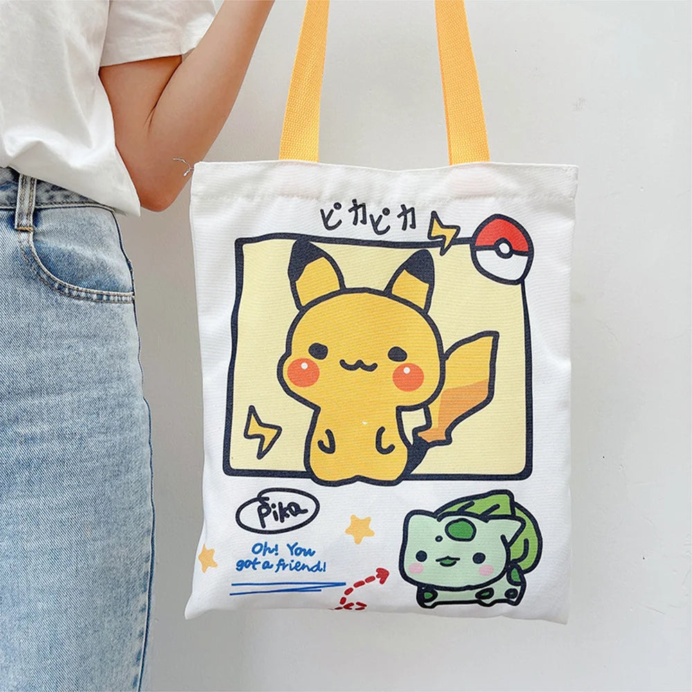 Kawaii Pokemon Canvas Tote