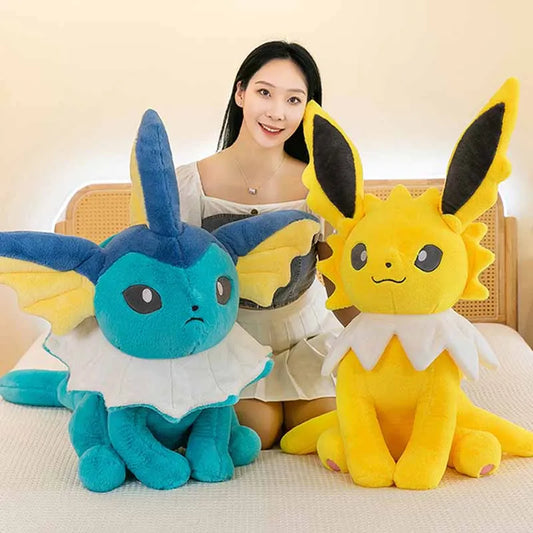 Large Jolteon and Vaporeon plushies