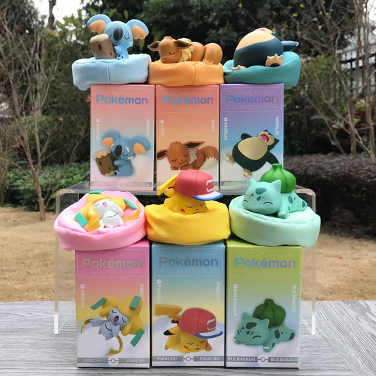 Sleeping Pokemon Figures
