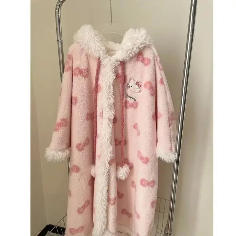 Kawaii Hello Kitty Plush Robe
